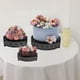 thumbnail image 5 of Juego de 3 soportes para tartas, redondos de metal para tartas, expositores de postres, platos de exhibición de postres, para bodas, fiestas de cumpleaños, celebraciones, postres, color negro, 5 of 5