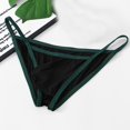 thumbnail image 1 of ylioge Mens Underwear Thongs Trendy Low Rise Solid Color Stretchy G-String Breathable Support Briefs, 1 of 4