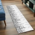 thumbnail image 3 of 2'x6' Rug Runners for Hallways Kitchen, Spring Gray Eucalyptus Non Slip Entryway Beside Floor Carpet Runner, Summer Botanical Leaf Country Washable Laundry Room Bedroom Throw Rugs Mat for Family Pet, 3 of 8