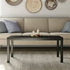 Ameriwood Home Parsons Coffee Table, Black Oak