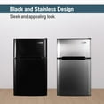 thumbnail image 5 of Conserv 19" BLACK Compact 2 Door Mini Refrigerator 3cf Reversible Door 110V, 5 of 7