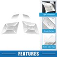 thumbnail image 4 of Unique Bargains Car Steering Wheel Button Stickers Cover Interior Switch Button Decoration Trim for Benz a Class 13-15, 4 of 6