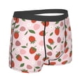 thumbnail image 2 of KLL Floral Strawberr Men's Cotton Boxer Briefs Underwear-Medium, 2 of 8