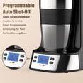 thumbnail image 5 of Single Serve Coffee Maker, Programable Single-Serve Brewers, Timer Auto Start/Off, 14 Oz Single Cup Coffee Machine For Ground Coffee, 700W Quick Brewing, Perfect Gifts for Coffee Lovers, 5 of 7