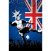 Australia Soccer National Team Sports Poster 12x18 inch