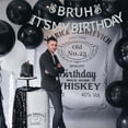 thumbnail image 4 of Cartel de cumpleaños RICHHHA Bruh It's My Birthday, plateado, 2,2 m, 4 of 6