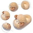 thumbnail image 7 of newwalpole Girls Boys Sheep Slippers Kids Non Slip House Shoes Cute Animal Plush Cotton Soft Bedroom Slippers for Fall Winter Coffee for Size 13, 7 of 7