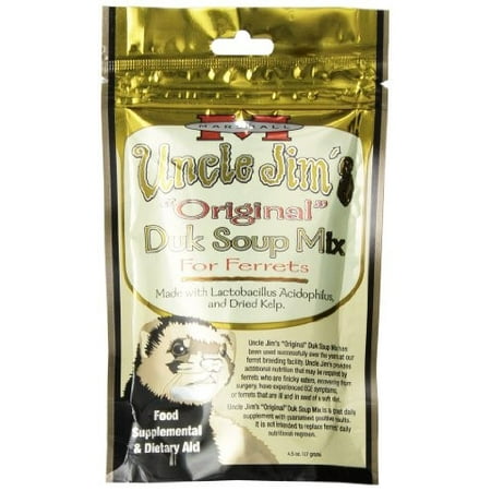 Marshall Pet Products Uncle Jim's Original Duk Soup Mix Recipe Ferret Supplement, 4.5 Oz