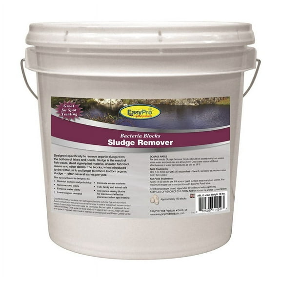 Sludge Remover Bacteria, 10 lb. pail,  1 oz. blocks - Approx. 160 blocks