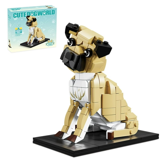 Juego de juguetes de construcción KAZI Adorables Dogs para niños de más de 8 años con 276 piezas