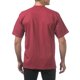 thumbnail image 2 of Pro Club Men's Heavyweight Cotton Short Sleeve Crew Neck T-Shirt,Burgundy,L, 2 of 5