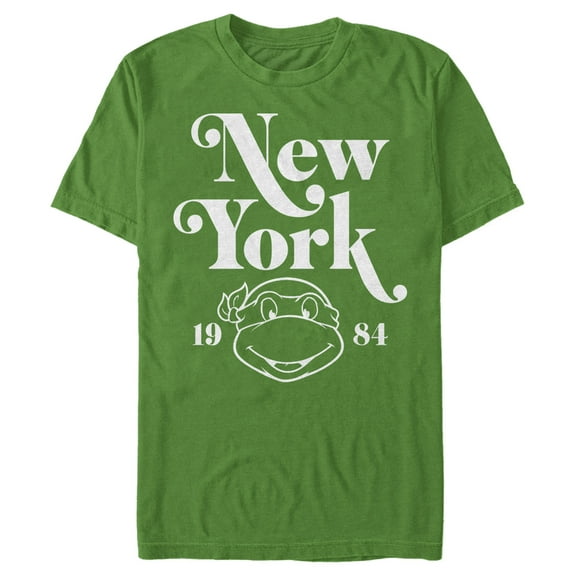 Men's Teenage Mutant Ninja Turtles New York Lined Donatello  Graphic Tee Kelly Green Medium