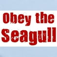 thumbnail image 2 of CafePress - Obey The Seagull Infant Bodysuit - Baby Light Bodysuit, Size Newborn - 24 Months, 2 of 4