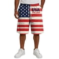 thumbnail image 5 of 4th of July Shorts for Men - 250th Anniversary Patriotic Print Shorts, Stars and Stripes Casual Summer Beach Holiday Shorts M, 5 of 6