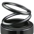 thumbnail image 3 of Ambientador De Coche Ambientador de aire para coche con doble anillo y rotación de 360 ​​grados, fragancia de Perfume solar para coche (negro), 3 of 6