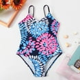 thumbnail image 2 of ASFGIMUJ Baby Girl Swimsuit One Piece Surf Daisy Beach Sport Swimwear For Rash Guard Kids Bathing Suits,Size 140 Navy, 2 of 5