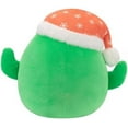 thumbnail image 2 of Squishmallows 12" Holiday Plush - Maritza Winking Cactus w/Santa Hat, 2 of 6