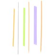 thumbnail image 6 of WEUVEB Fabric Turning Tool Set, Assorted Colors, PP Wood Stainless Steel, Quick DIY Sewing, 6 of 8