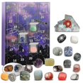 thumbnail image 1 of Natural Crystal Agate Stone Advent Calendar 2022 - 24 Days Minerals Fossils for Christmas, 1 of 5