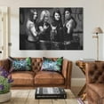 thumbnail image 3 of Kittie Metal Band Star A Canvas Wall Art Print For Room Aesthetic And Decor Poster For Bedroom Office Home Dorm Kitchen Bathroom Decor, 3 of 8