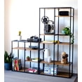thumbnail image 4 of Inspirer Studio Storage Shelf, Vintage Bookshelf, Storage Rack (6T), 4 of 5