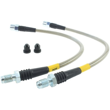 StopTech 950.35504 Stainless Steel Braided Brake Hose Kit Fits select: 2003-2009,2011-2012 MERCEDES-BENZ SL