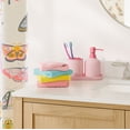 thumbnail image 2 of Mainstays Kids Cotton Washcloth Set, 12" x 12", Pink, 8 Pack, 2 of 5
