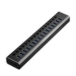 USB 3.0 Hub Aluminum 10/13/16 Port Expander USB Powered Data Hub Splitter
