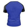 thumbnail image 5 of YDLCAFD T-Shirt à Manches Courtes Col Rond Mode Décontractée pour Hommes, 5 of 5