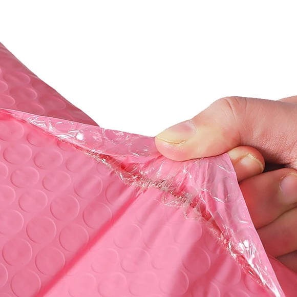 Dusknt Waterproof Bubble Courier Bag (Pink) 13*15Cm 50Pcs Bubble Mailers Padded Envelopes Lined Poly Mailer Self Seal Pink,50*Waterproof Bubble Courier Bags, Storage Case Clearance Sale!