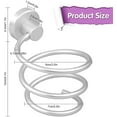 thumbnail image 2 of LLC Wall Mounted Space Aluminum Hair Dryer Stand and Storage Rack, 2 of 4