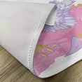 thumbnail image 5 of Ambesonne Cartoon Place Mats Set of 4, Lady Dragon Posing, Standard Size, Pale Pink Lavender, 5 of 6