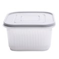 thumbnail image 1 of ENJOYW Double Layer Fruit Ginger Garlic Onion Drain Fridge Sealed Fresh-keeping Box Fresh-keeping Box, 1 of 7