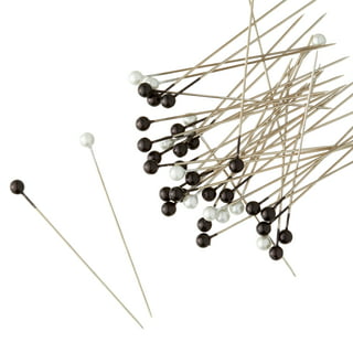 Outus Corsage Boutonniere Pins Teardrop Pearl Head Pins Wedding Bouquet Pins White Straight Head Pins for DIY Crafts Jewelry Making Sewing Wedding