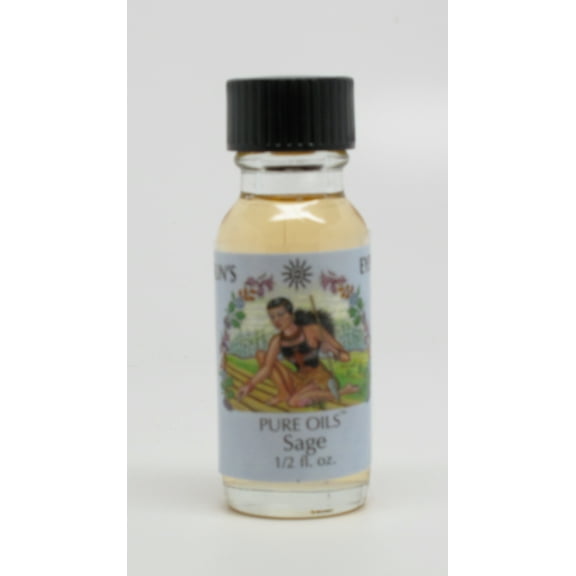 Suns Eye Sage Herbal Fragrance Oil - 1/2 Ounce Bottle