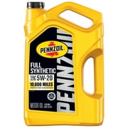Pennzoil Full Synthetic 5W-20 Motor Oil, 5 Quart
