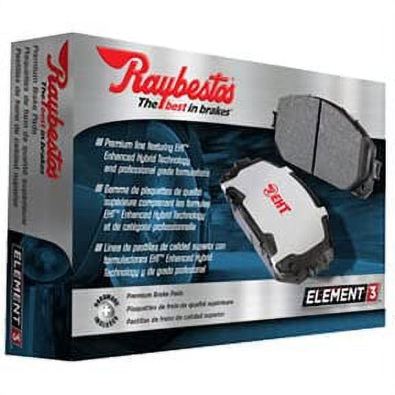 Raybestos Element3™ Professional Grade Brake Pads Fits select: 2014-2017 LAND ROVER RANGE ROVER SPORT, 2013-2017 LAND ROVER RANGE ROVER