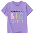 thumbnail image 5 of ibiyuan Big Sister Shirts for Toddler Girls Promoted To Big Sis Embroidered T-Shirt Baby Announcement Short Sleeve Shirts Toddler Shirts Big Sister Gifts Basic Tee Girls Tops Size 6, 5 of 5