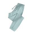 thumbnail image 4 of Lightweight Stretch Jogger Pants for Women 2026 Summer Elastic Waist Quick Dry Breathable Outdoor Athletic Casual Trousers Mint Green XXL, 4 of 7