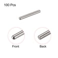 thumbnail image 3 of 1.4x10mm Dowel Pins, 100 Pack Round Head Flat Chamfered End Dowel Pin, 3 of 6