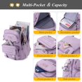 thumbnail image 5 of Backpack for All Age Man Woman Colorful, Multi-pocket Bag Daypack, 5 of 7