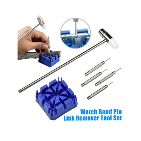 TSV Trading 6 Piece Watch Band Link Remover Repair Tool Kit