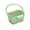 Green, variant on Foldable Hanging Sink Drain Basket Stretchable Kitchen Colander with Flip Cover Space Saving Food Strainer, Multi-functional Faucet Storage Rack Draining for Fruits Vegetables Utensils