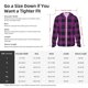 thumbnail image 5 of Fotbe Purple Black Plaid Chaqueta con Protección Solar UPF 50+ para Hombre y Mujer, Camisa con Capucha y Bolsillos-Large, 5 of 7