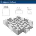 thumbnail image 3 of Tapete para Bebé, Bluelander, Set de 36 Piezas, 1 cm, Gris y Blanco, 3 of 5