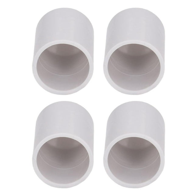 100PCS Rod End Caps Engineering Plastic Waterproof Terminal Rod Bearing Tube Protector Caps for Electronic Fence System White 21mm/0.83in