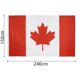 thumbnail image 2 of Bandera Canadiense De 240 X 150 Cm Para Decoración De Jardines Al Aire Libre, Producto Para El Día De La Independencia., 2 of 5