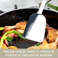 thumbnail image 3 of All-Clad FUSIONTEC 7-Quart Natural Ceramic Soup Pot with Steel Core and Lid, Rose Quartz, Dishwasher Safe, Oven and Induction Compatible, 3 of 5