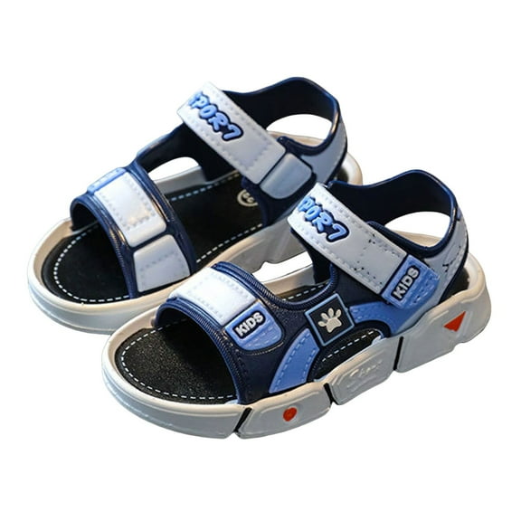 Mepaouo Boys Girls Summer Sports Sandals Non Slip Athletic Outdoor Running Water Shoes for Little Kids