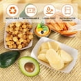 thumbnail image 5 of Paper Food Trays, 100 Pcs Disposable Serving Boats, Nacho Trays for Condiments, Snack & Taco Party (Black & White, 1 LB), 5 of 7